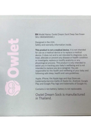 secondhand Owlet Dream Sock, Deep Sea Green