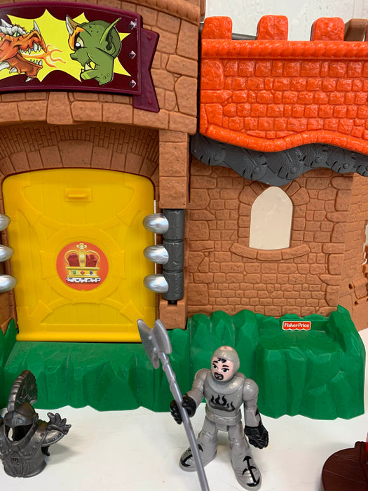 secondhand Fisher Price Imaginext Dragon World Fortress