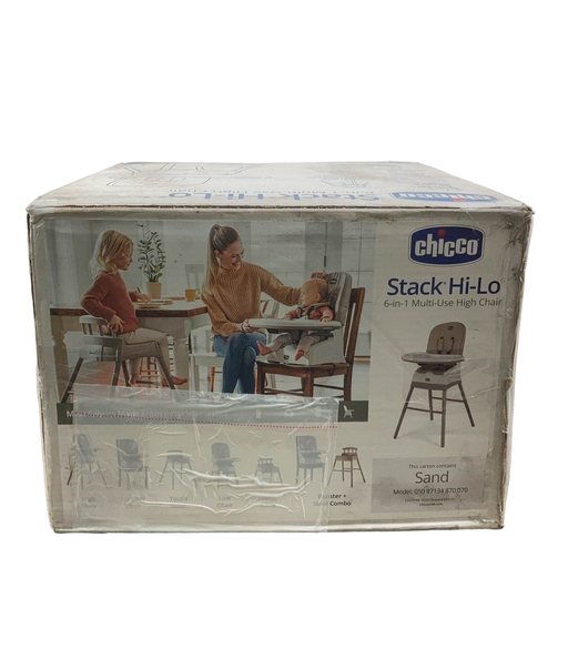 Shop Chicco Stack Hi-Lo 6-in-1 High Chair, Sand at Goodbuygears