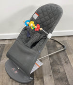 Shop BabyBjorn Bouncer Bliss, Black Cotton Classic Quilt with Toy Bar at Goodbuygears
