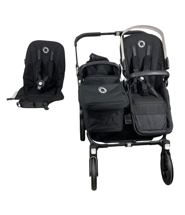 Shop Bugaboo Donkey 5 Duo Stroller, 2022, Black , Black at Goodbuygears