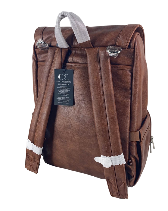 Shop Citi Collective Navigator Diaper Bag Backpack, Saddle Brown at Goodbuygears