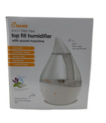 Shop Crane 4-in-1 Drop Ultrasonic Cool Mist Humidifier, Clear & White at Goodbuygears