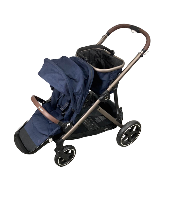 Shop Cybex Gazelle S Modular Stroller, 2021, Taupe Frame, Navy Blue at Goodbuygears