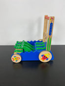 secondhand Melissa & Doug Chomp and Clack Alligator Push Toy