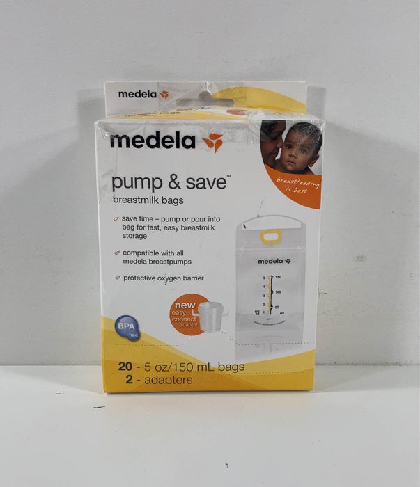 used Medela Pump And Save Breastmilk Bags