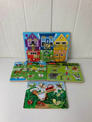 used BUNDLE Melissa & Doug Wooden Puzzles
