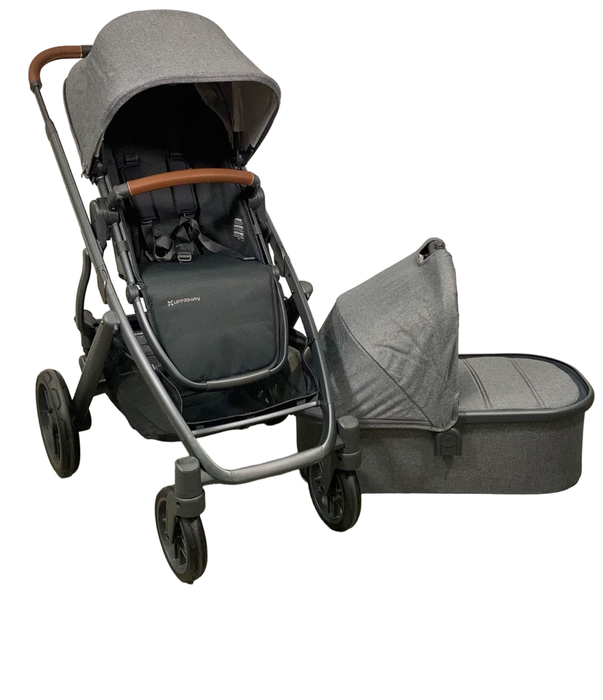 Shop UPPAbaby VISTA V2 Stroller, 2022, Greyson (Charcoal Melange) at Goodbuygears