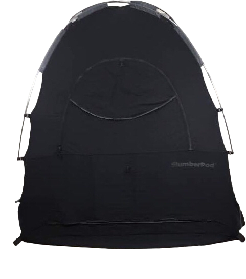 Shop SlumberPod 3.0 Sleep Canopy, Black with Grey Accents at Goodbuygears