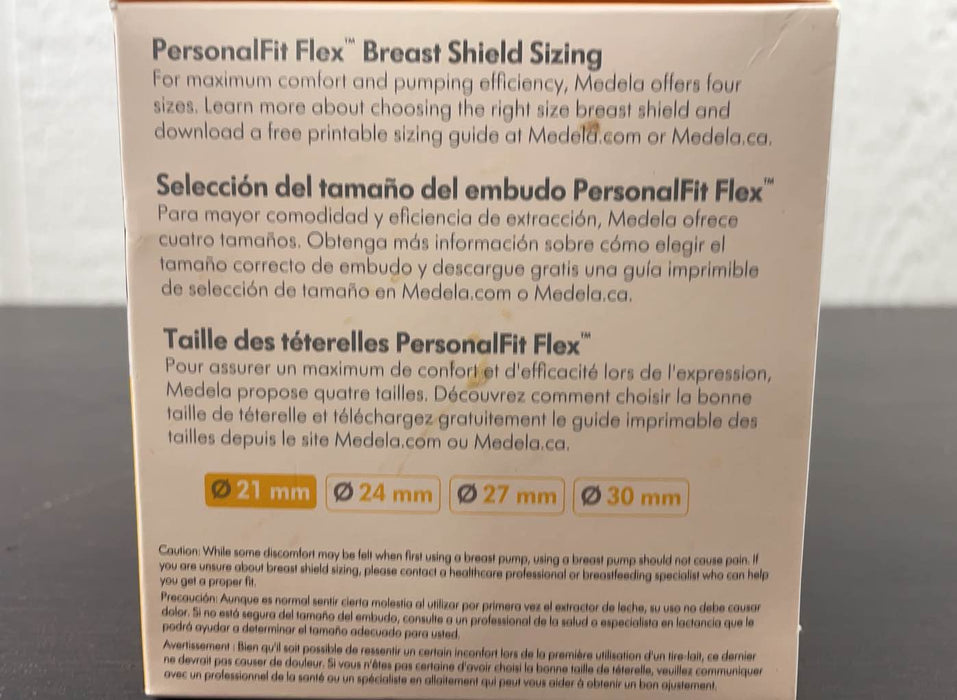 secondhand Medela PersonalFit Breast Shields
