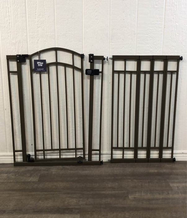 used HomeSafe By Summer Infant Wood and Metal Pressure Mounted Gate
