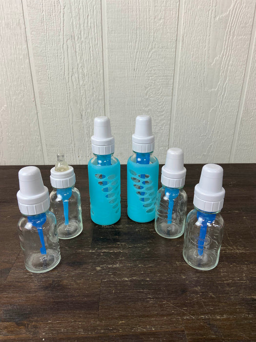 used BUNDLE Dr. Brown’s Glass Narrow Baby Bottles