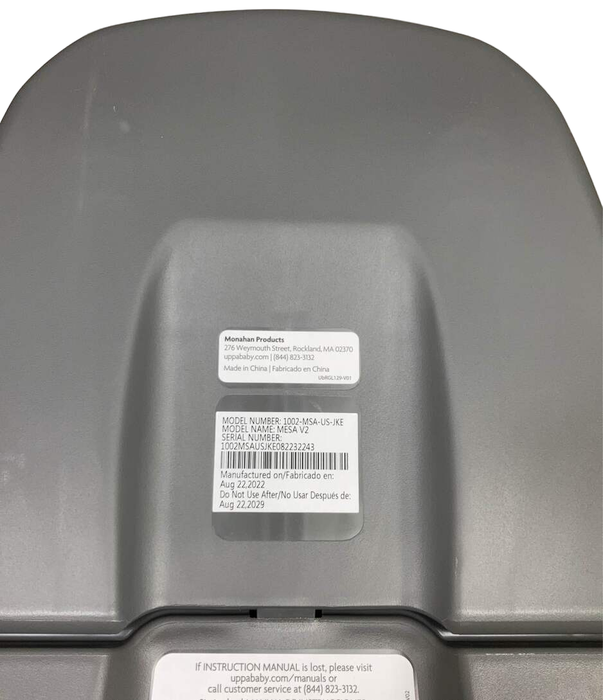 Shop UPPAbaby MESA V2 Infant Car Seat, 2022, Jake (Black) at Goodbuygears