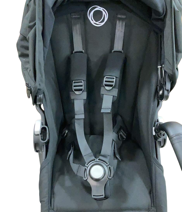 Shop Bugaboo Donkey 5 Duo Extension Set, with Canopy, Midnight Black, Midnight Black, Black, 2022 at Goodbuygears