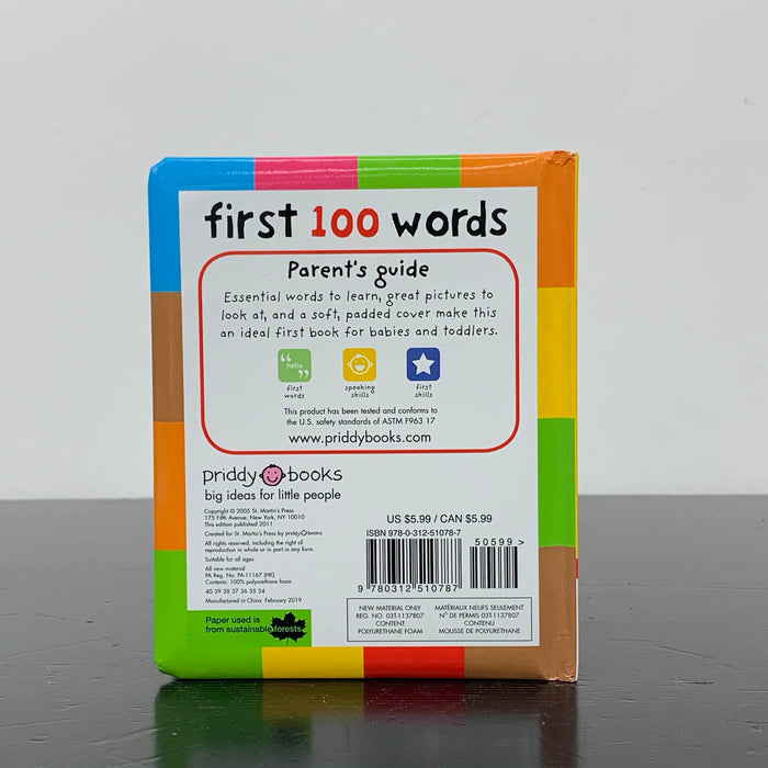 secondhand Roger Priddy First 100 Words Book