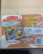 used Melissa & Doug 24-Piece Wooden Jigsaw Puzzle