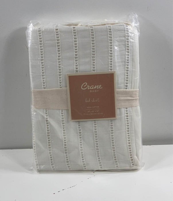 Shop Crane Baby Crib Bed Skirt, Off-White Boho at Goodbuygears