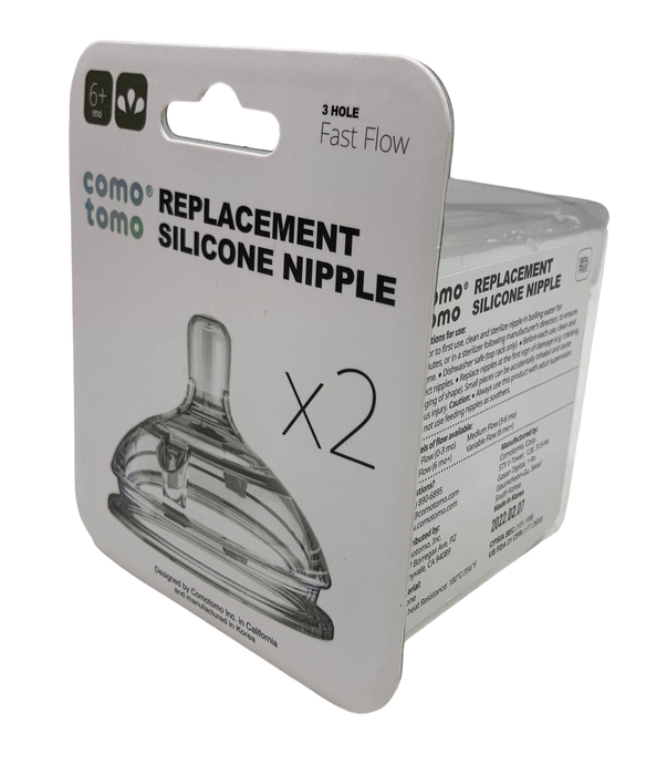 Shop Comotomo Replacement Fast Flow Nipples at Goodbuygears