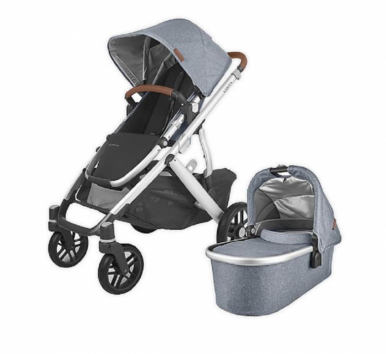 Shop UPPAbaby VISTA V2 Stroller, 2019, Gregory (Blue Melange) at Goodbuygears