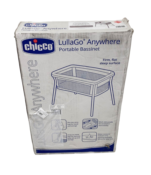 Shop Chicco Lullago Anywhere Portable Bassinet, Sandstone at Goodbuygears