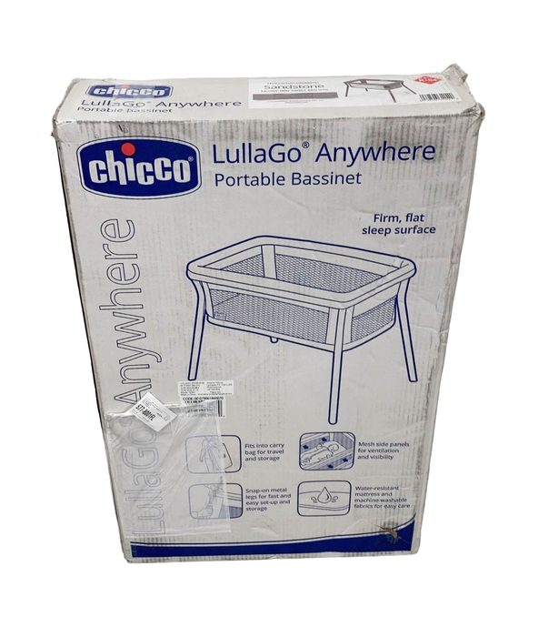 Shop Chicco Lullago Anywhere Portable Bassinet, Sandstone at Goodbuygears