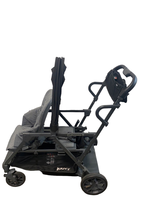 Shop Joovy Caboose S Too Sit And Stand Double Stroller, 2018, Black Melange at Goodbuygears