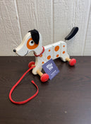 used Janod Crazy Rocky Dog Pull Along Toy