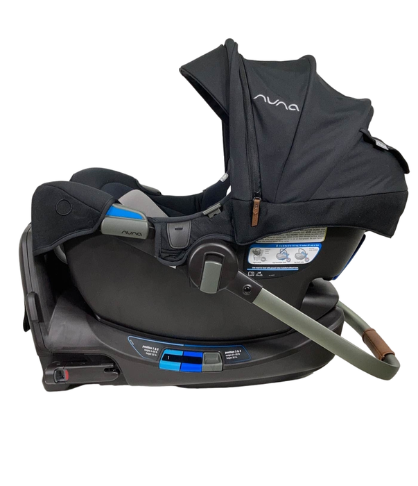 Shop Nuna PIPA rx Infant Car Seat with RELX Base, 2022, Caviar at Goodbuygears