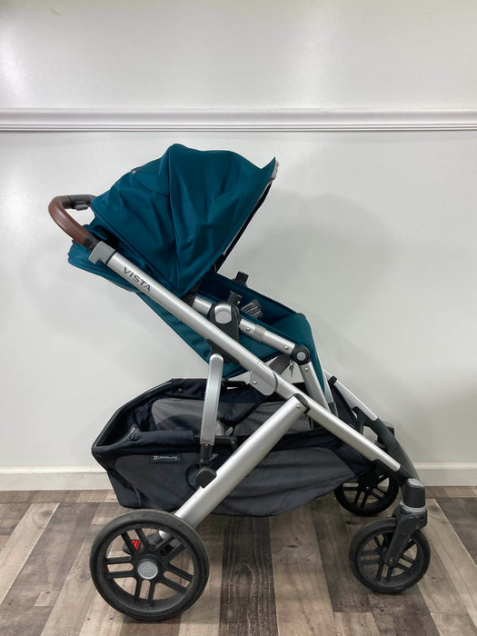 Shop UPPAbaby VISTA V2 Stroller, 2020, Finn (Deep Sea) at Goodbuygears