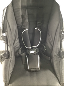 Shop Mockingbird 2nd Seat Kit with Extendable Canopy, Silver with Penny Leather, Black, Windowpane, 2021 at Goodbuygears