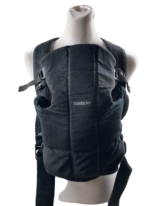 Shop BabyBjorn Baby Carrier Mini, Black Cotton at Goodbuygears
