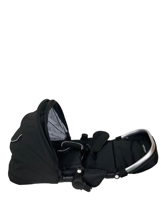 Shop Mockingbird 2nd Seat Kit 2.0, Black, Watercolor Drops, Silver With Black Leather at Goodbuygears