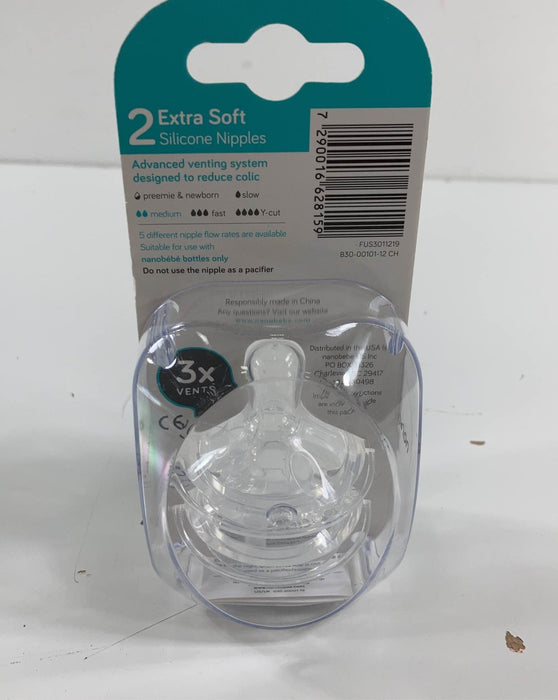 secondhand Nanobébé Nipples, 2 Pack, Medium