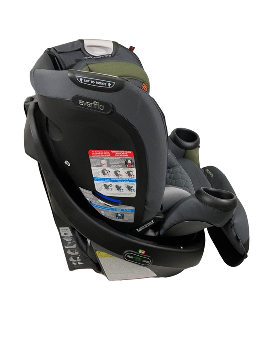 Shop Evenflo Revolve 360 Extend Rotational Convertible Car Seat, 2023, Rockland Green at Goodbuygears