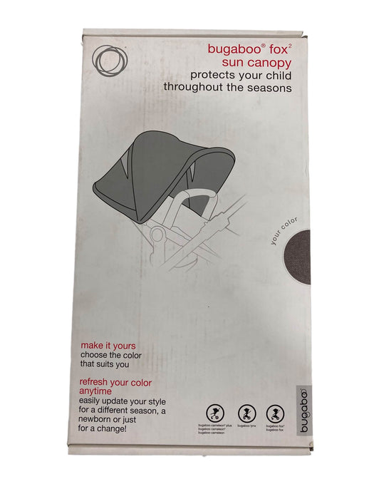 Shop Bugaboo Fox 2 Sun Canopy, Grey Melange at Goodbuygears