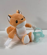 secondhand Dr. Brown's Lovey Pacifier and Teether Holder, Fox