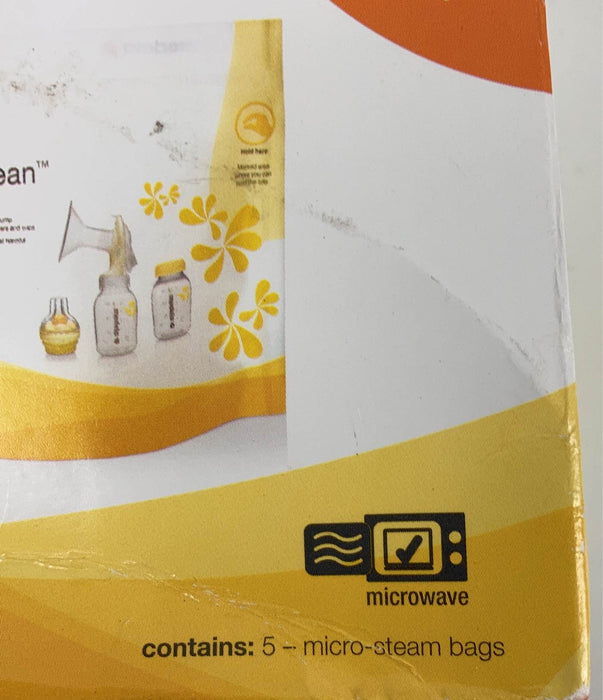 secondhand Medela Quick Clean Micro Steam Bags, Box of 5