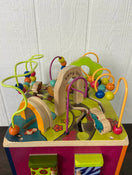 secondhand B. Toys Zany Zoo Wooden Activity Cube