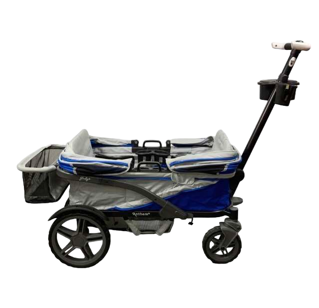 Shop Gladly Family Anthem4 Classic 4 Seater All Terrain Wagon Stroller, Electric Silver at Goodbuygears