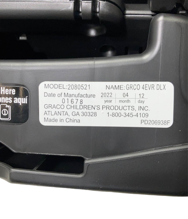 Shop Graco 4Ever DLX 4-in-1 Car Seat, 2022, Bryant at Goodbuygears