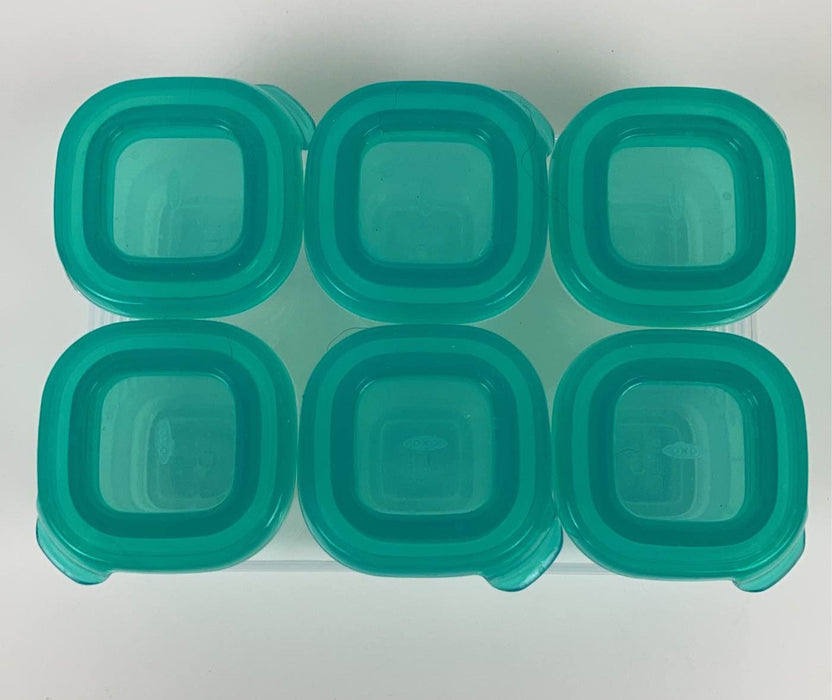 secondhand OXO Tot 2 oz. Baby Blocks Freezer Storage