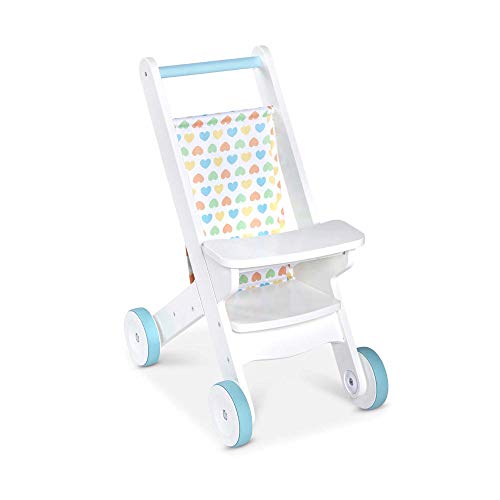 Melissa & Doug Mine To Love Wooden Play Stroller
