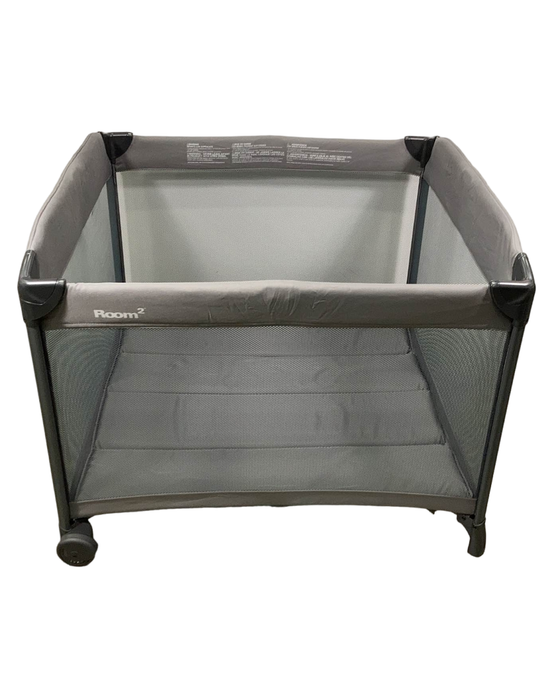 secondhand Joovy Room2 Playard, Charcoal