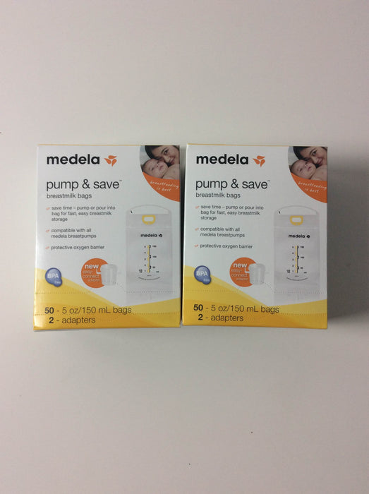 used Medela Pump And Save Breastmilk Bags, 100 pack 