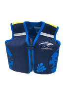 Shop Konfidence Original Swim Jacket, Medium (3-5 years), Blue Palm Maui at Goodbuygears