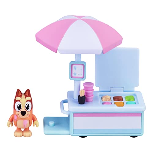 Shop Bluey Ice Cream Cart with Bingo Figurine Vehicle Playset at Goodbuygears