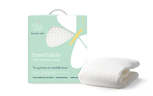 used Lullaby Earth Breathe Safe Air Breathable Crib Mattress Pad