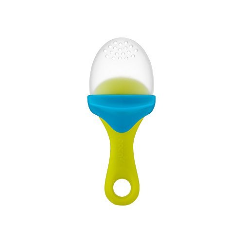 used Boon Pulp Silicone Feeder, Green/Blue, 2-Pack