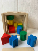 secondhand Melissa & Doug Shape Sorter Cube