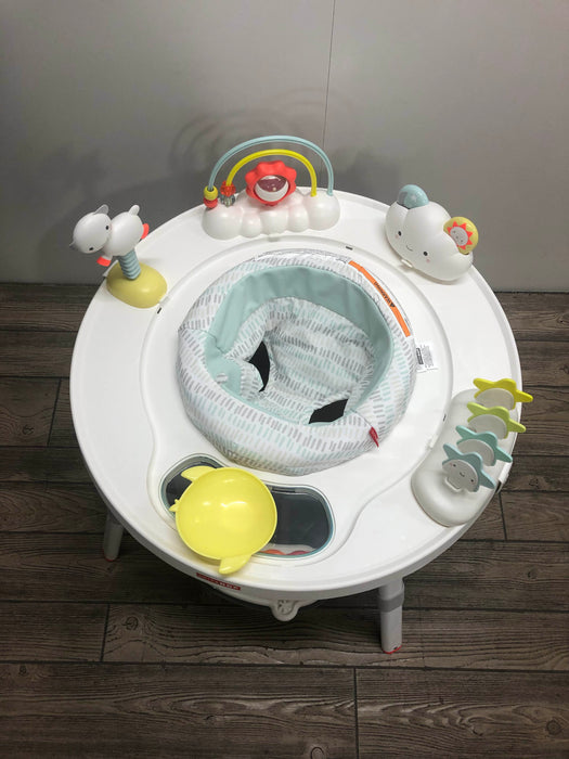 secondhand Skip Hop Explore and More Baby's View 3-Stage Activity Center, Silver Cloud